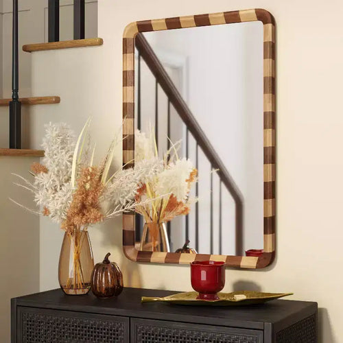 24"x36" Striped Wall Mirror