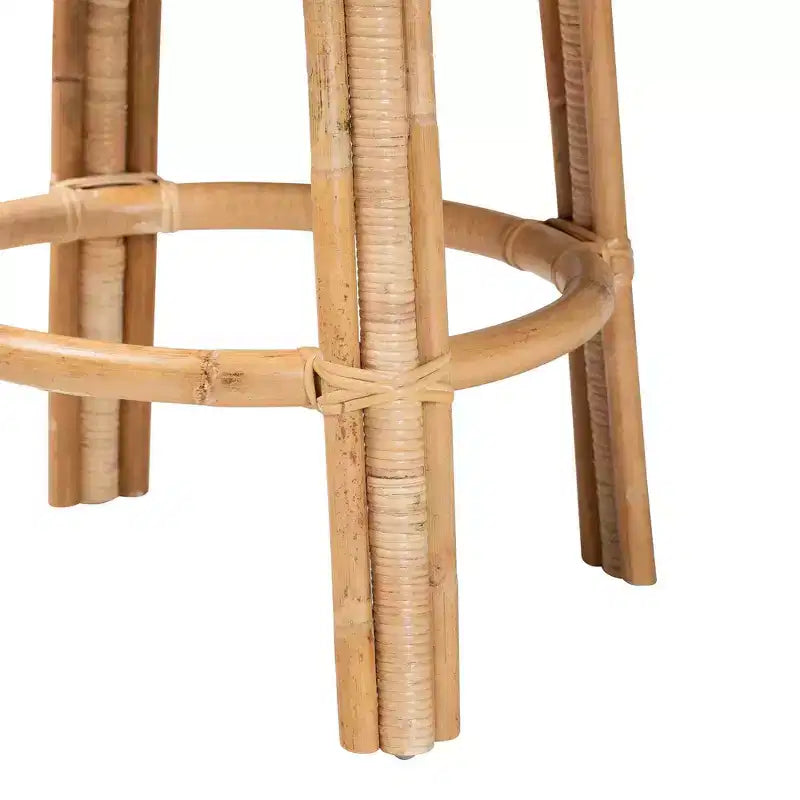 Rattan Swivel Counter Stool Natural
