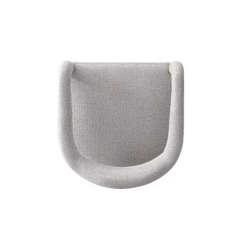 Modern Tweed Upholstered Dining Armchair