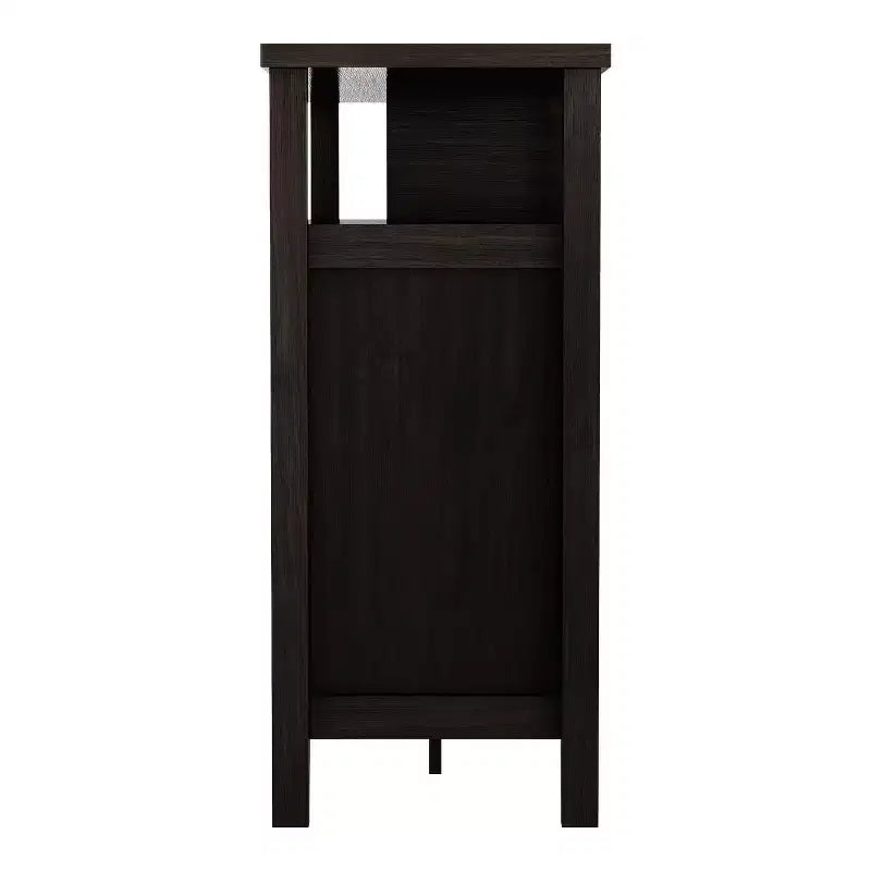 Transitional 9 Bottle Storage Buffet Server Espresso