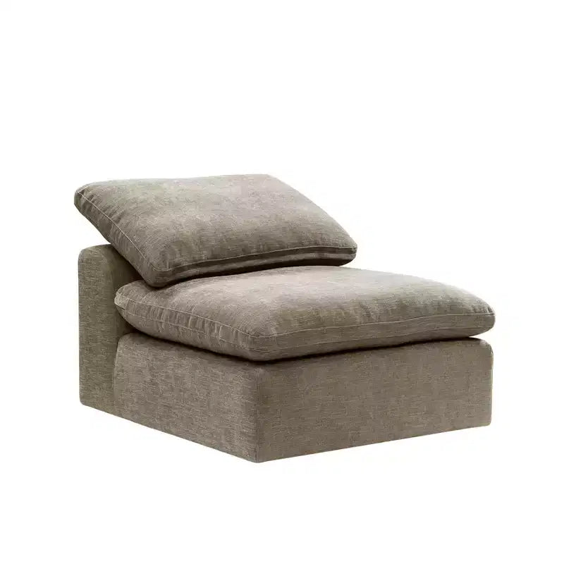 38" Accent Chair Khaki Linen