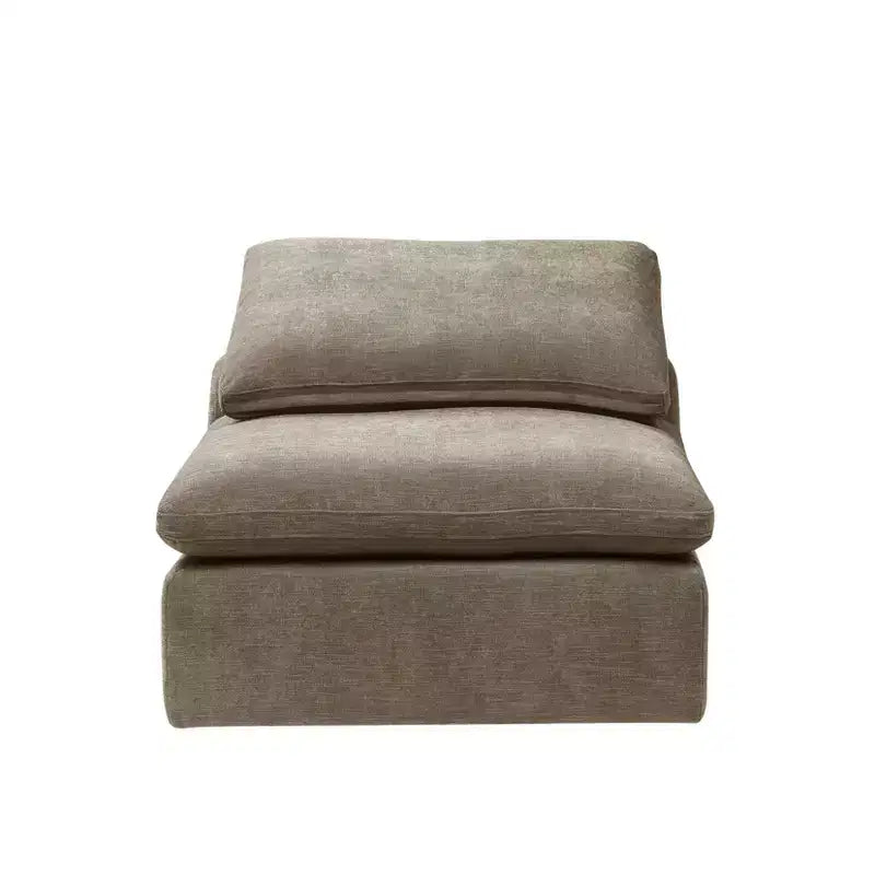 38" Accent Chair Khaki Linen