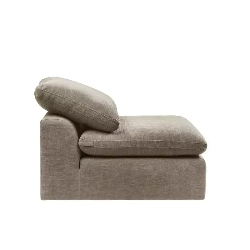 38" Accent Chair Khaki Linen
