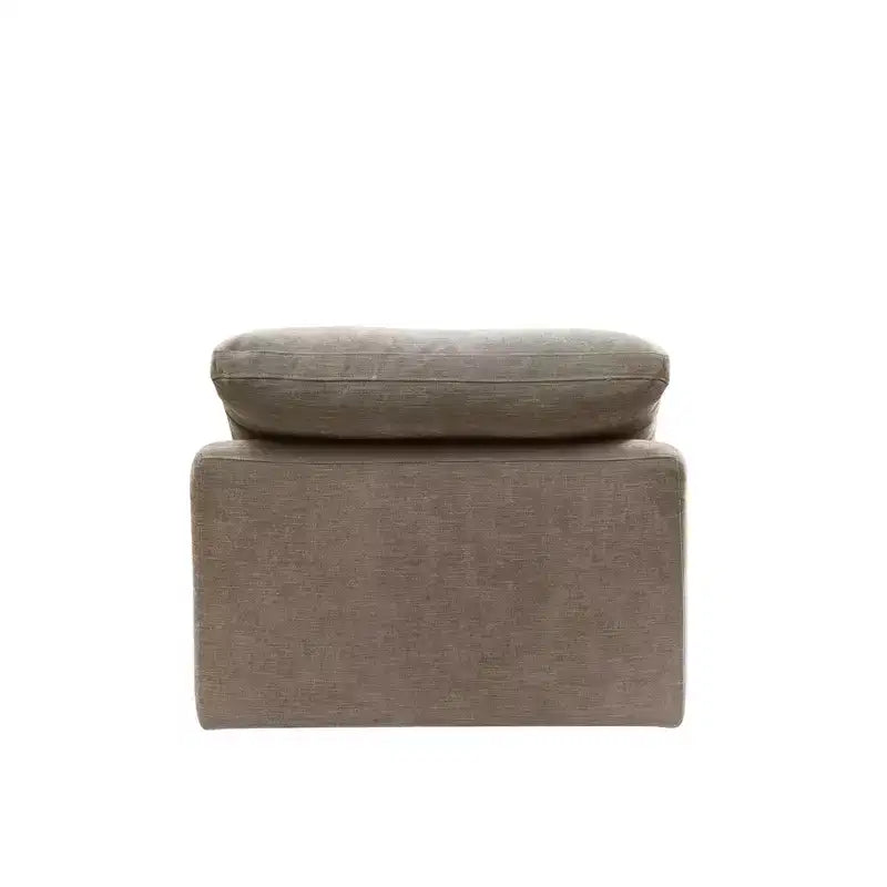 38" Accent Chair Khaki Linen