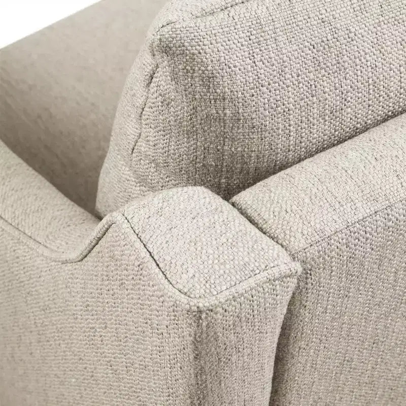 Swivel Armchair Natural