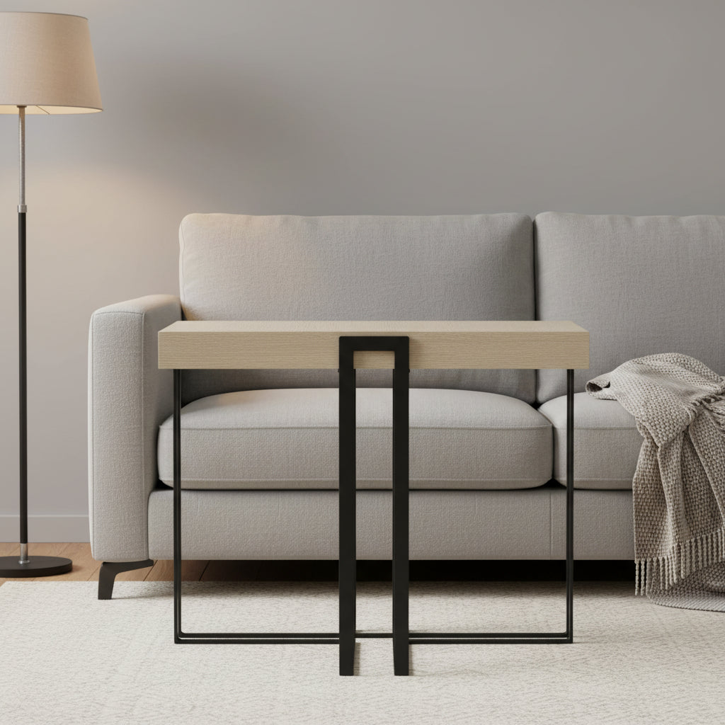 Pitt End Table - FOX4241A - Beige - Safavieh Couture