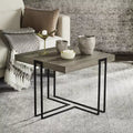 Contemporary End Table - Beige