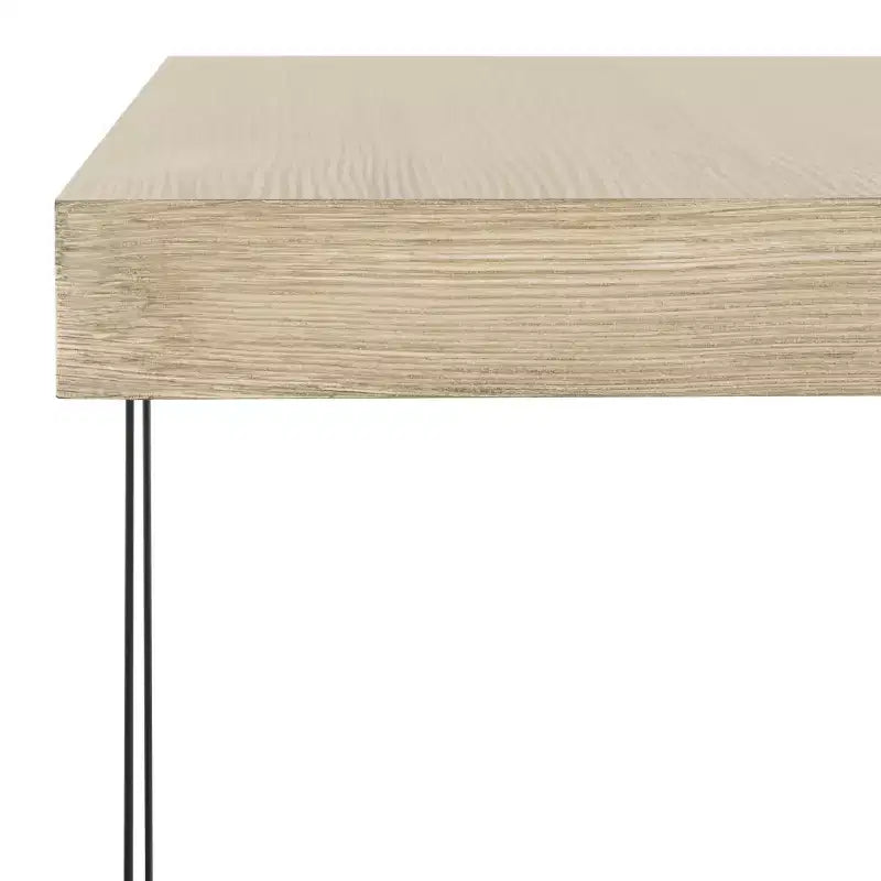 Contemporary End Table - Beige