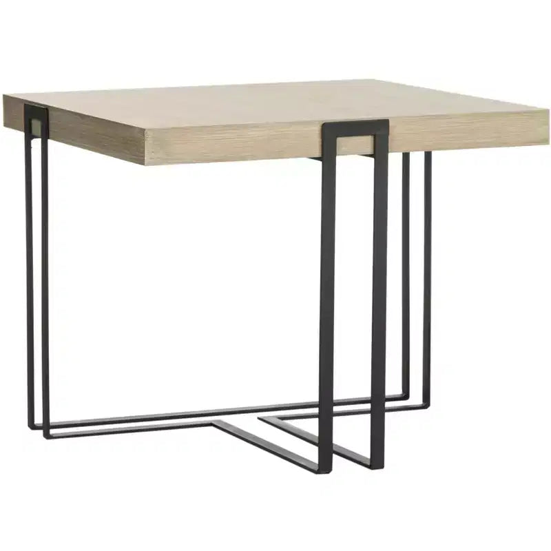 Contemporary End Table - Beige