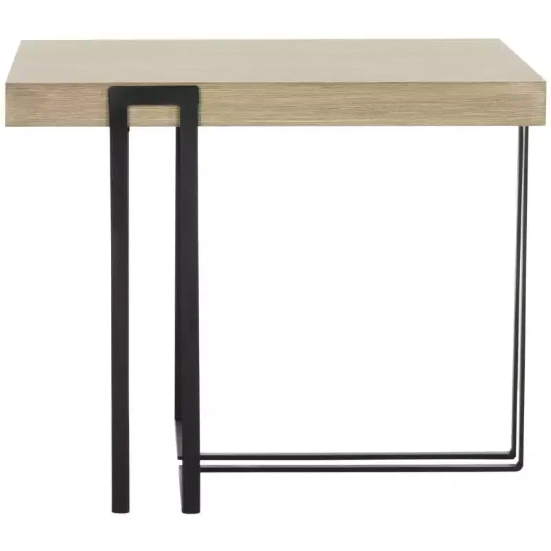 Contemporary End Table - Beige