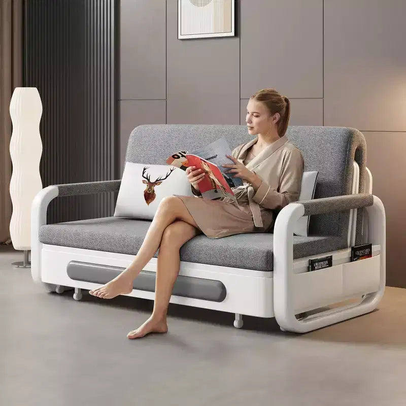 Modern Sofa Bed 62" Sleeper Sofa, Folding Mattress Couch