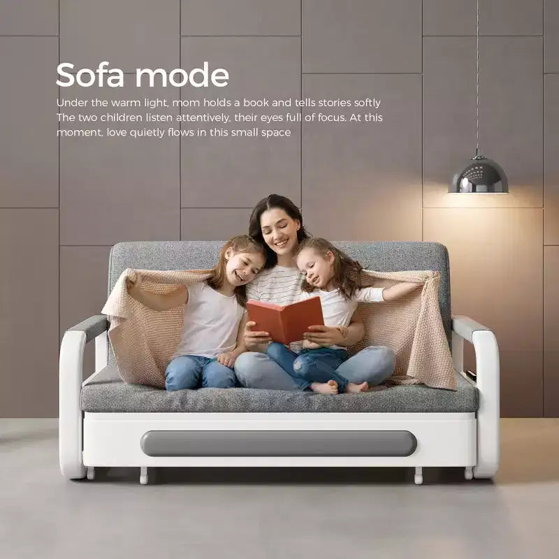 Modern Sofa Bed 62" Sleeper Sofa, Folding Mattress Couch