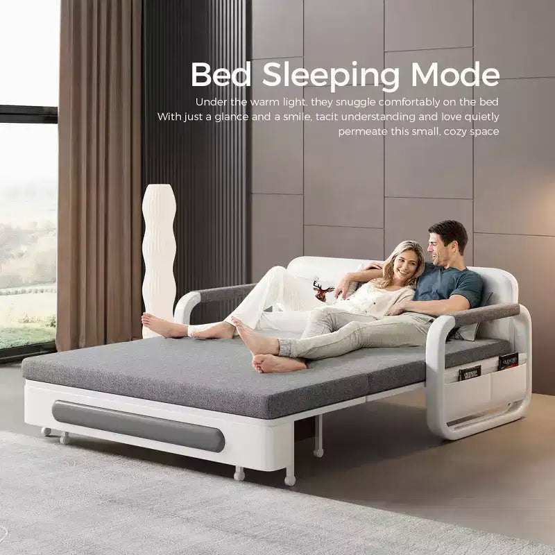 Modern Sofa Bed 62" Sleeper Sofa, Folding Mattress Couch