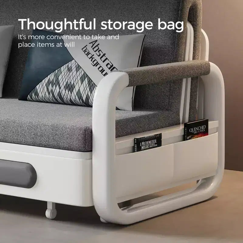 Modern Sofa Bed 62" Sleeper Sofa, Folding Mattress Couch