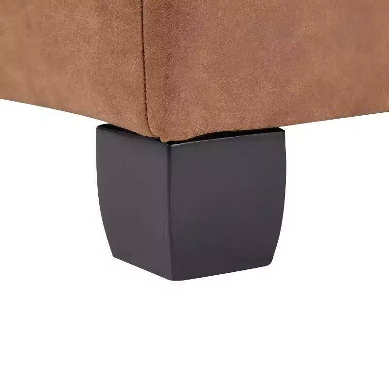 Contemporary Upholstered Tufted Storage Ottoman