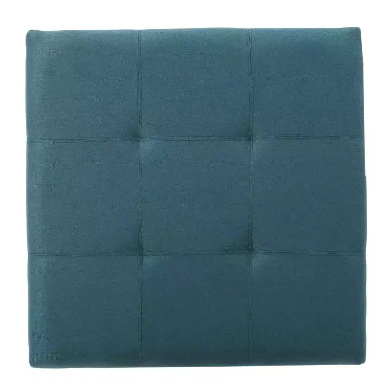 Contemporary Upholstered Tufted Storage Ottoman