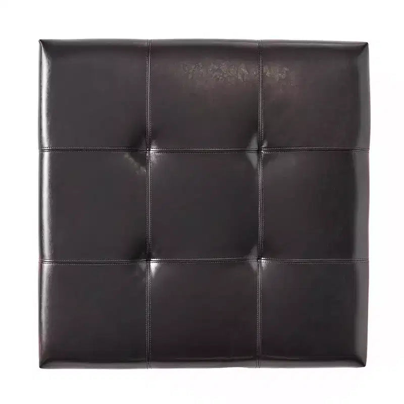 Contemporary Upholstered Tufted Storage Ottoman