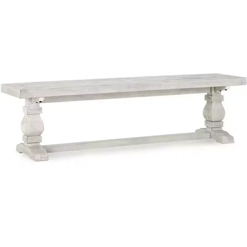 Classic Farmhouse 66" Wooden Dining Bench