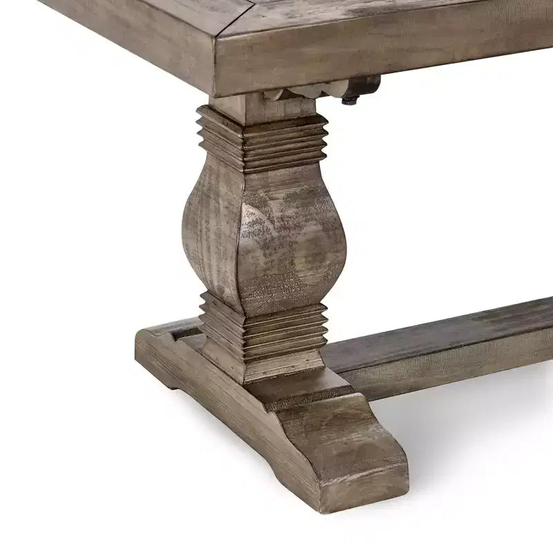 Classic Farmhouse 66" Wooden Dining Bench