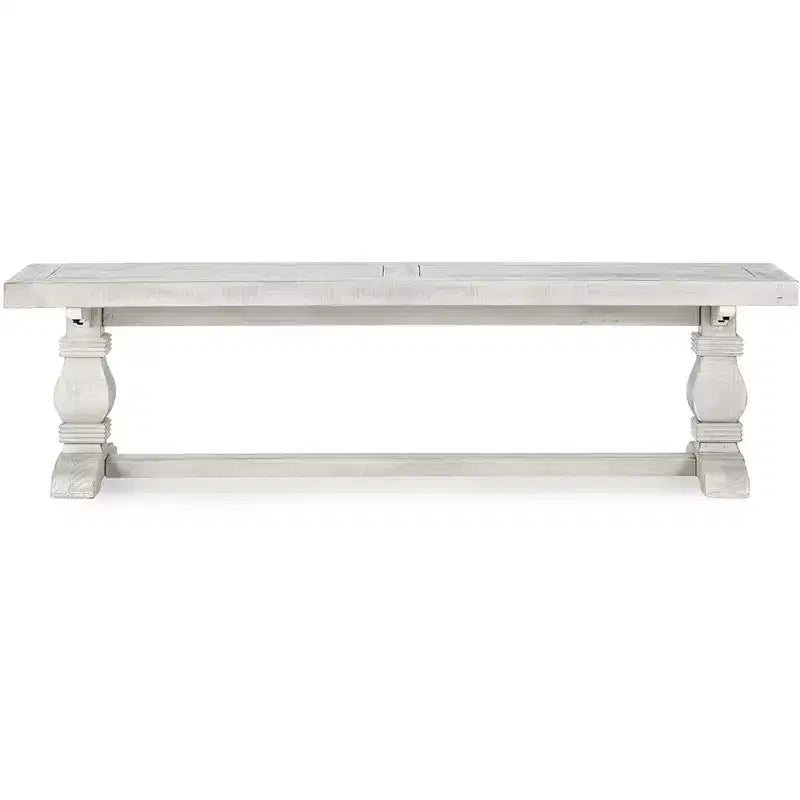 Classic Farmhouse 66" Wooden Dining Bench