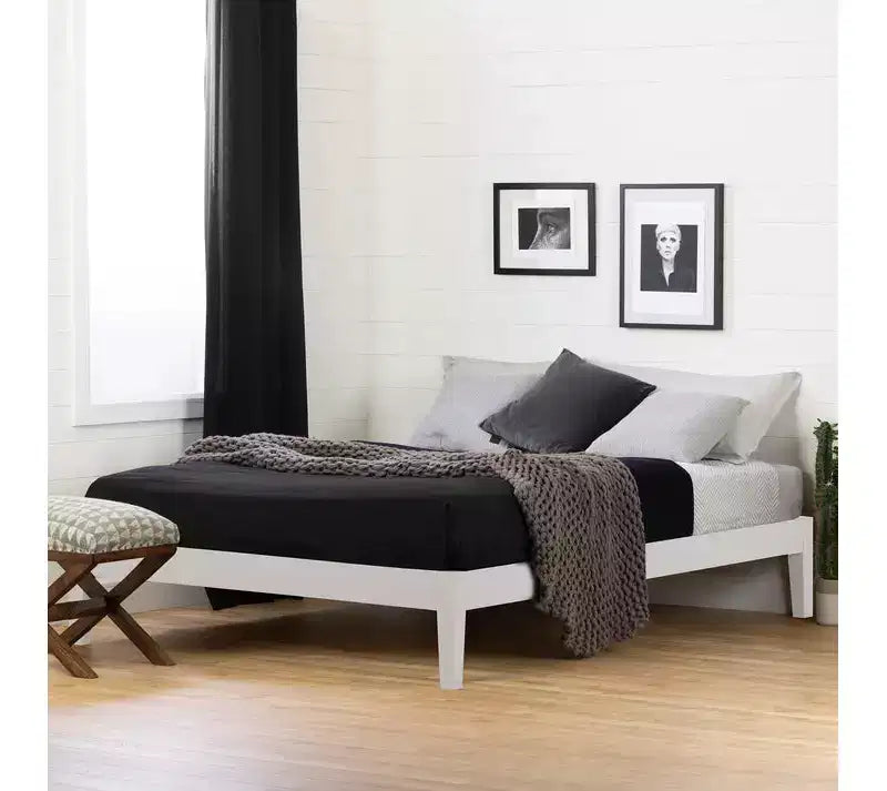 Solid Wood Platform Bed