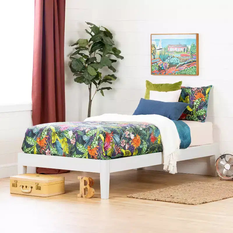 Solid Wood Platform Bed