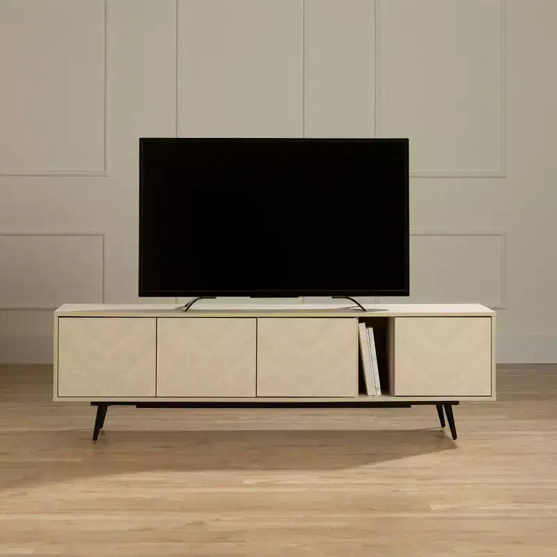 TV Stand for TVs up to 75" with Doors