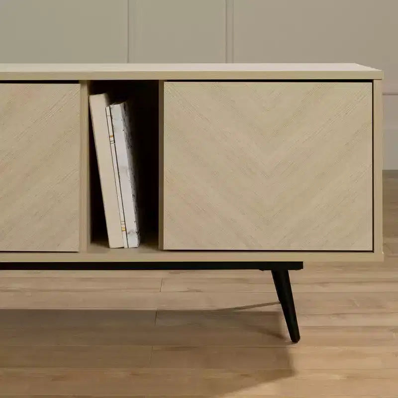 TV Stand for TVs up to 75" with Doors