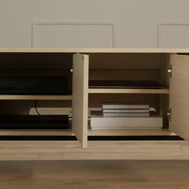 TV Stand for TVs up to 75" with Doors