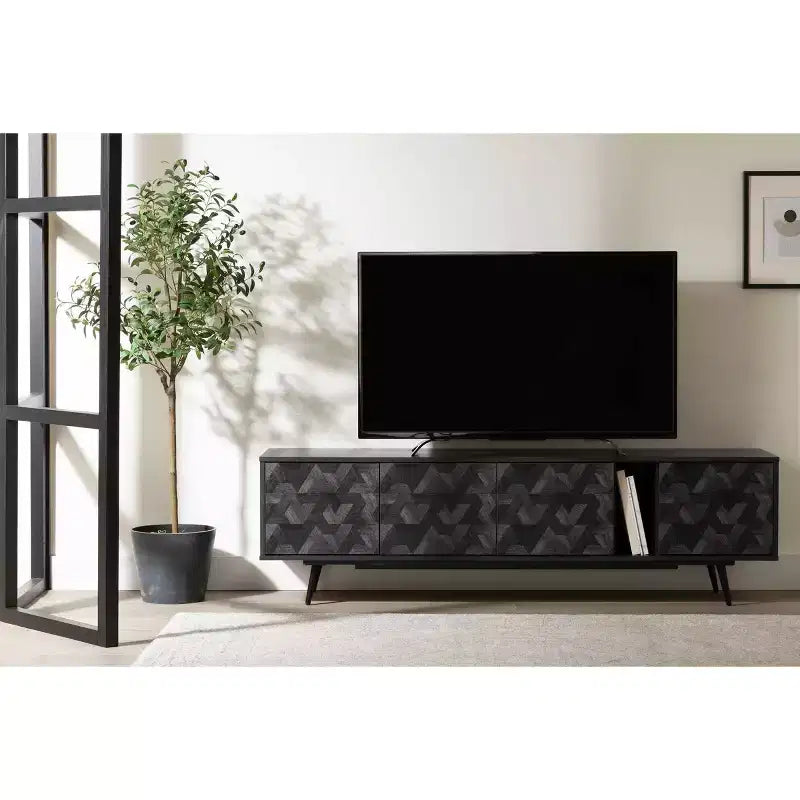 TV Stand for TVs up to 75" with Doors