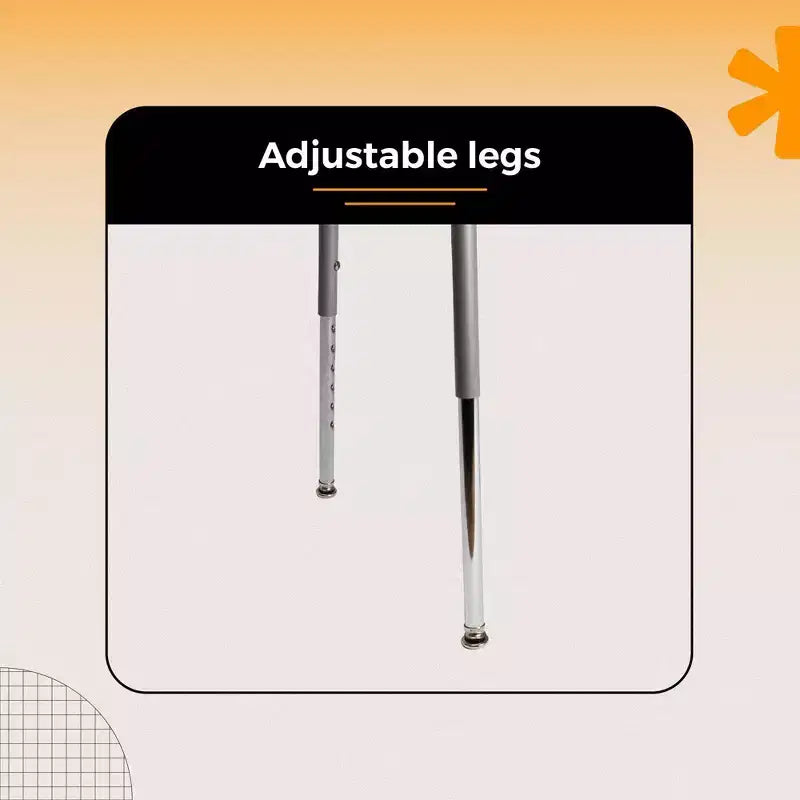 32-39" Adjustable Height Steel Stool