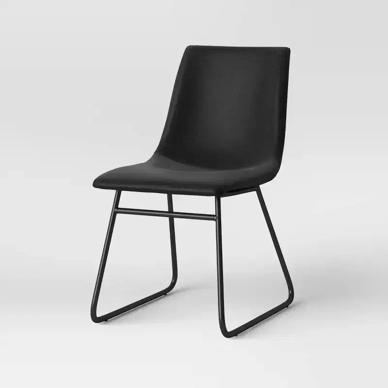 2pk Faux Leather Dining Chairs