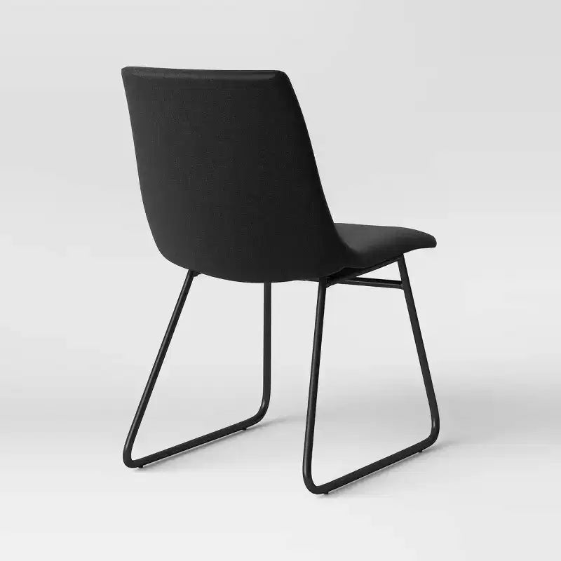 2pk Faux Leather Dining Chairs