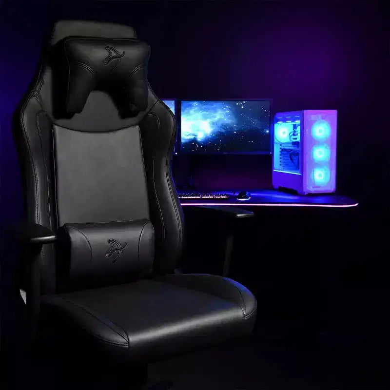 Ergonomic Office and Gaming Chair with Recliner Swivel Tilt Rocker Adjustable Height and Lumbar and Neck Support